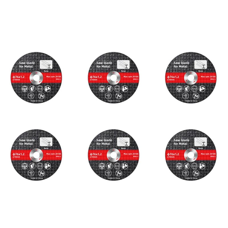 76mm Saw Blade Metal Cutting Discs Sanding Grinding Cut Off Circle Wheels Blades Discs