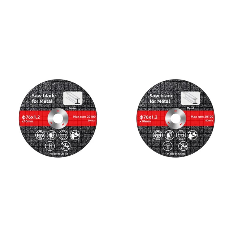 76mm Saw Blade Metal Cutting Discs Sanding Grinding Cut Off Circle Wheels Blades Discs