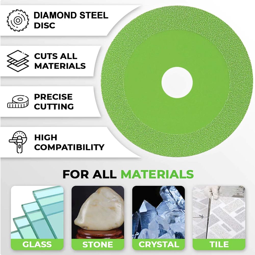 Green Autra Diamond Steel Cut Off Wheel Cut Everything in Seconds