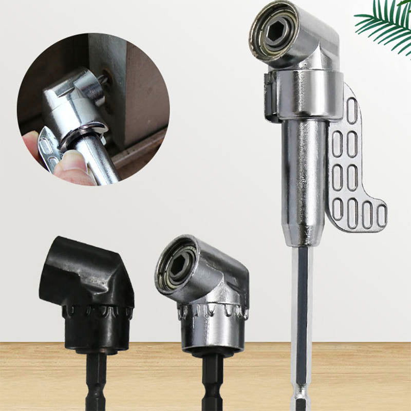 Angle Screwdriver Set Socket Holder Adapter Adjustable Hex Bit Socket Right Angle Drill Attachment Adapter
