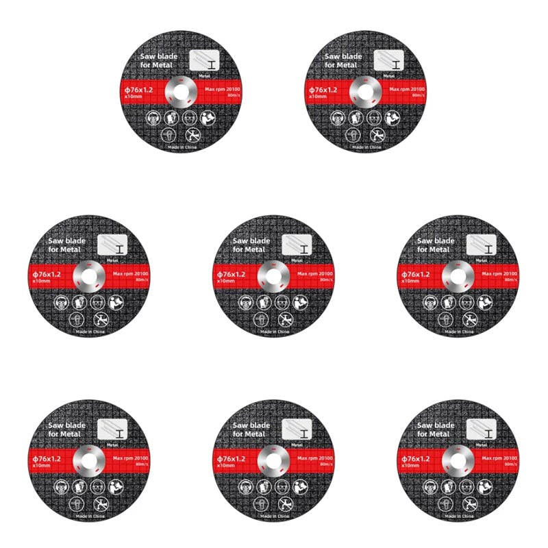 76mm Saw Blade Metal Cutting Discs Sanding Grinding Cut Off Circle Wheels Blades Discs