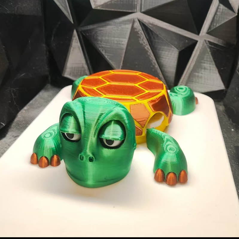 3d Printed Funny Turtle Tabletop Coaster