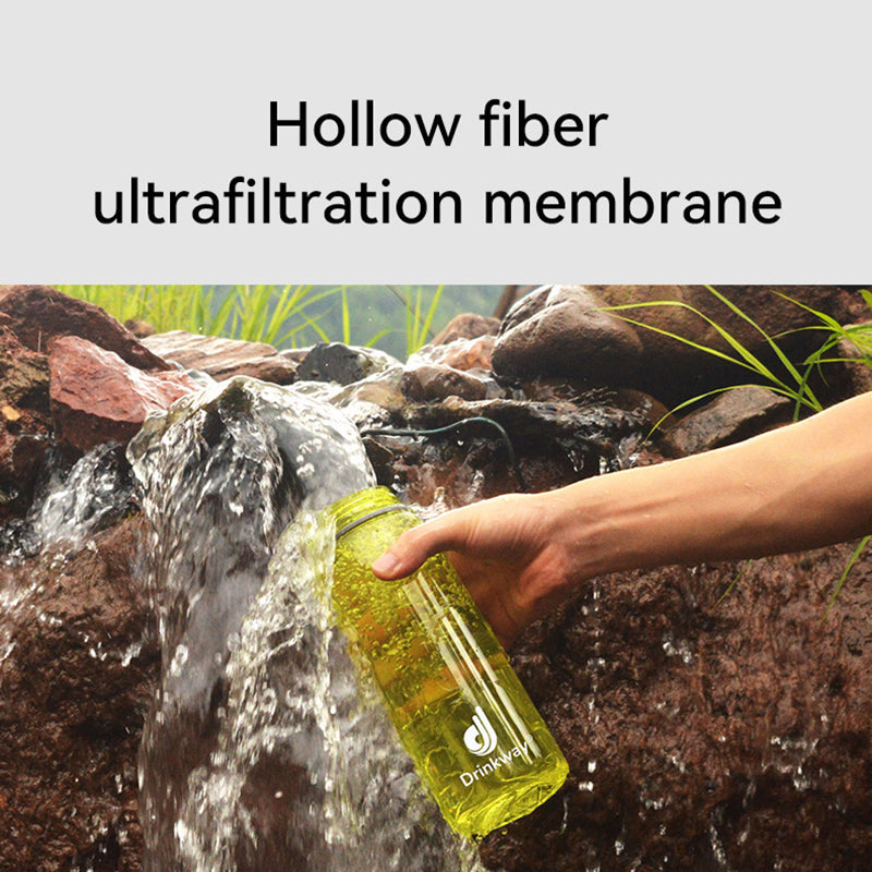 Wild Survival Direct Drinking Filter Kettle Travel Sports Portable Easy Water Purifier