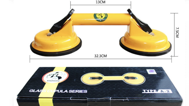 2PCS Tile Glass Suction Cup Lifter Floor Suction Cup Floor Gap Fixer