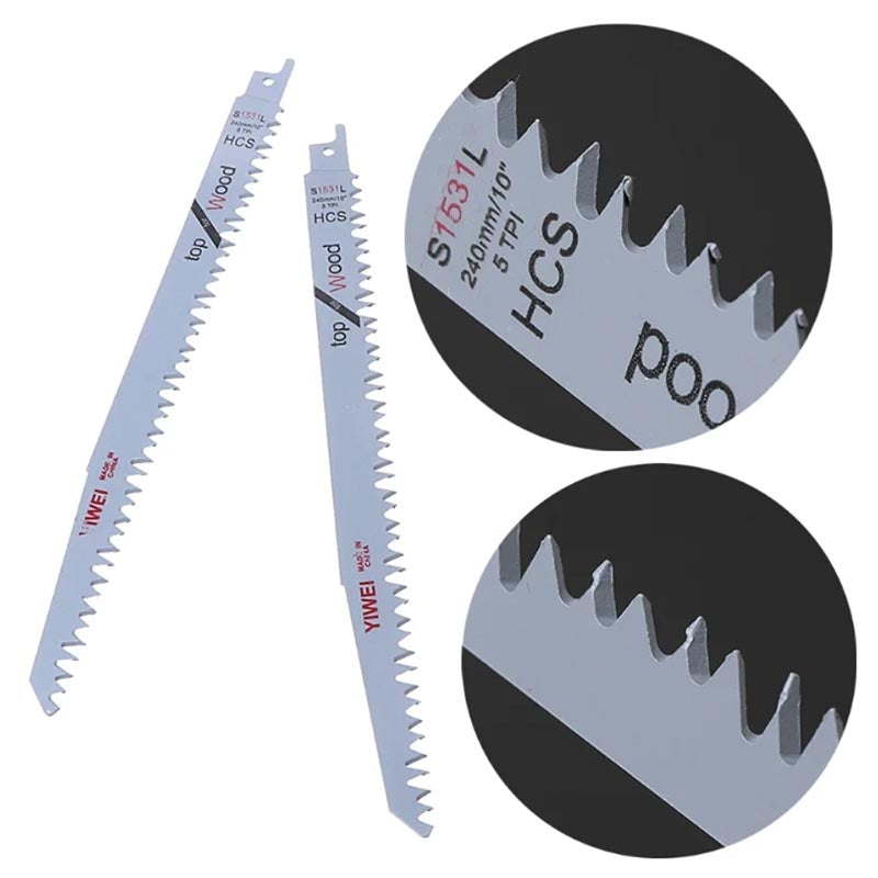 Reciprocating Saw Blade for Wood Pruning