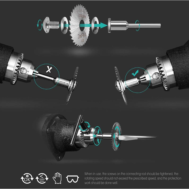 Cutting Wheel Set Compatible with Plastic 36pcs for Rotary Tool