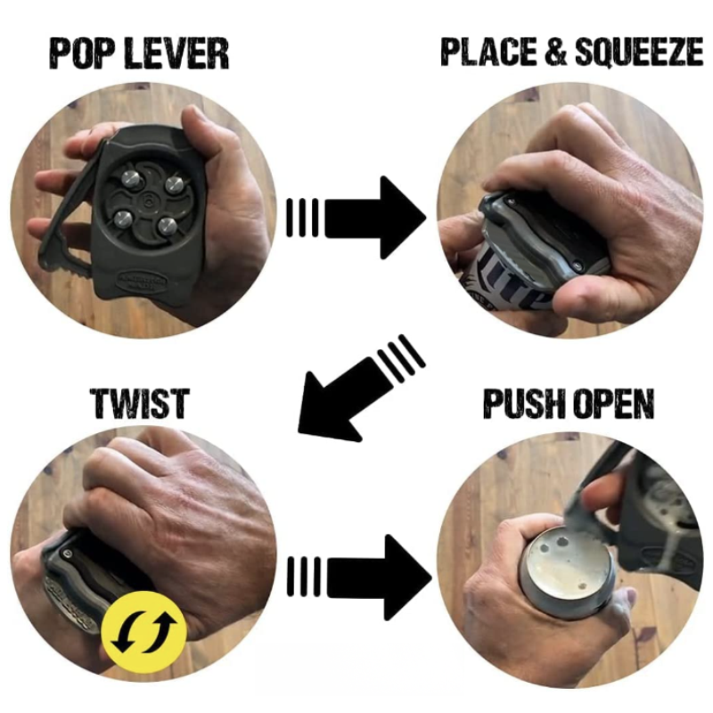 Handheld Safety Easy Beer Manual Can Opener