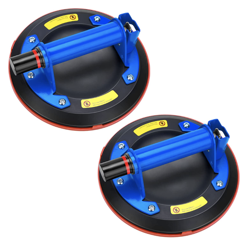 8" Heavy Duty Suction Cup Industrial Vacuum Suction Lifter with Handle