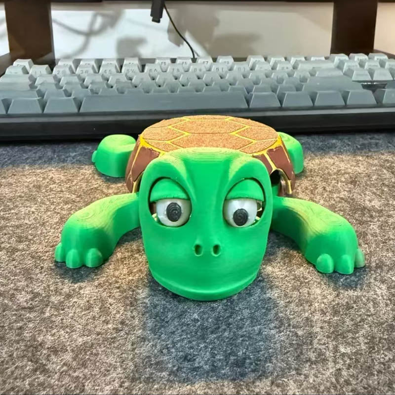 3d Printed Funny Turtle Tabletop Coaster