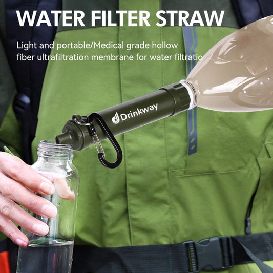 Outdoor Water Purification Straw Field Survival Emergency Filter Equipment Tool Water Purifier