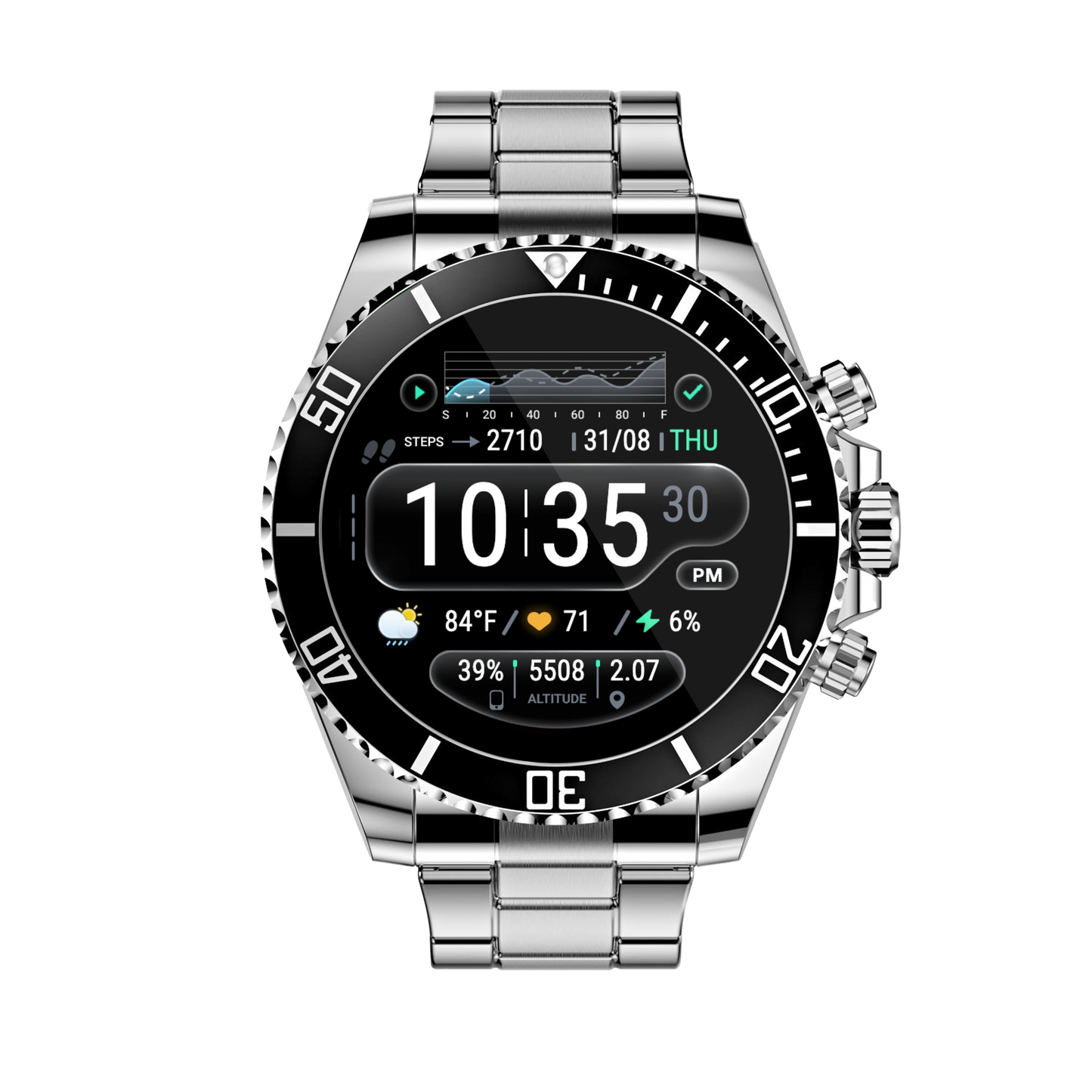 Indestructible Ultra Smartwatch for Android IOSN for Workwear Outdoor life