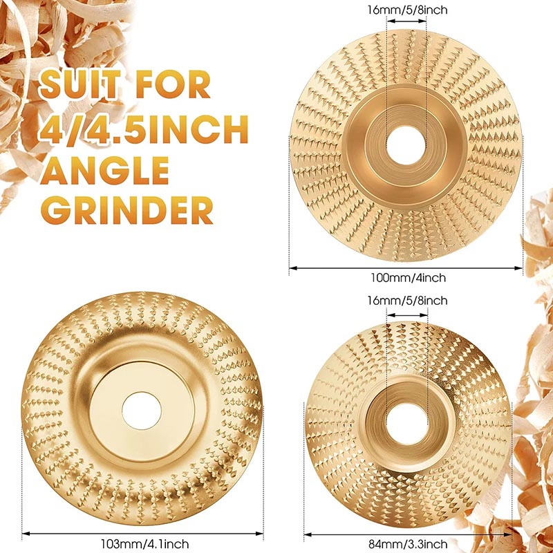 Saker Tungsten Carbide Grinding Wheel Disc for Wood Trimming