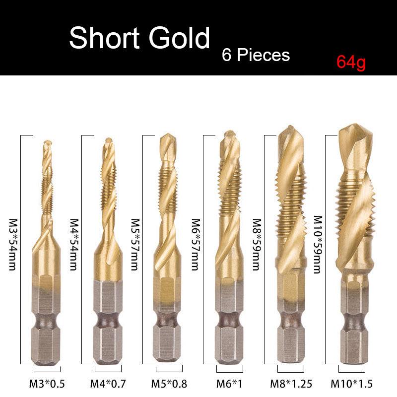 Screw Tap Drill Bits Woodworking Metric Combination Bit