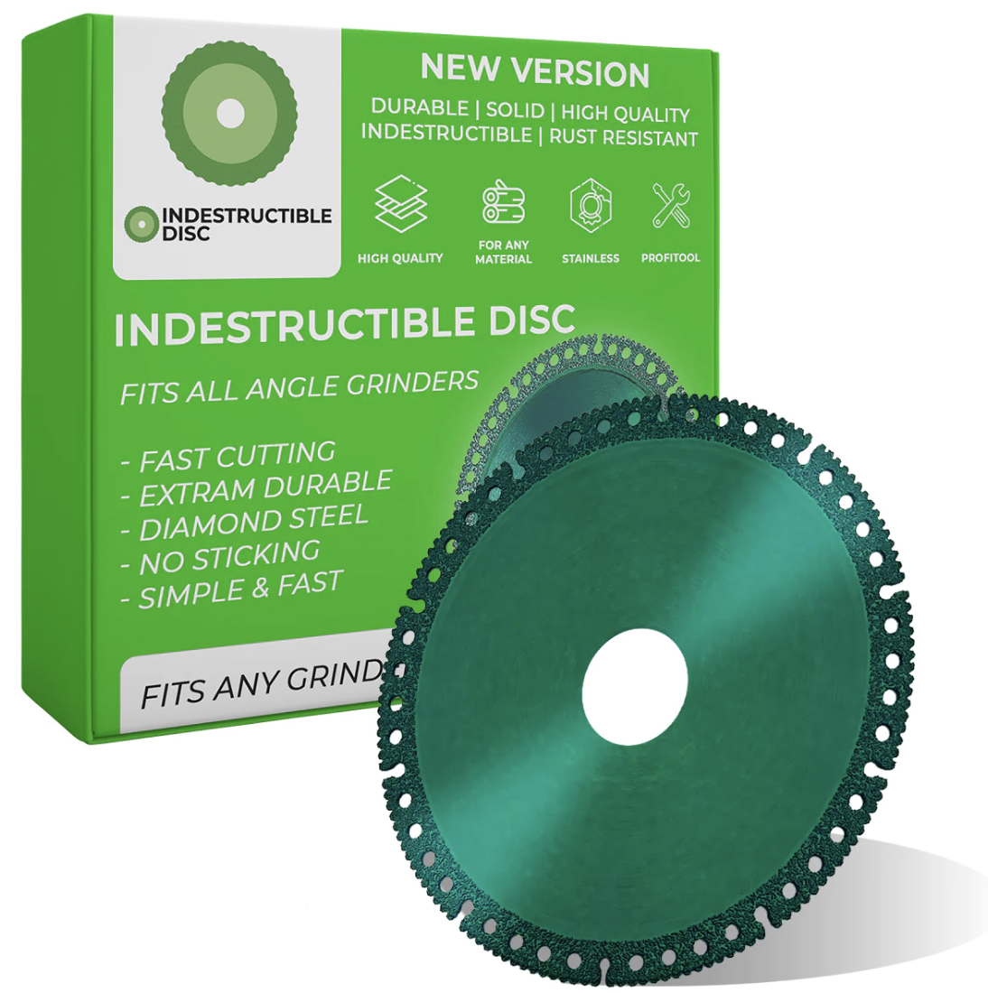 INDESTRUCTIBLE DISC Cut everything in seconds