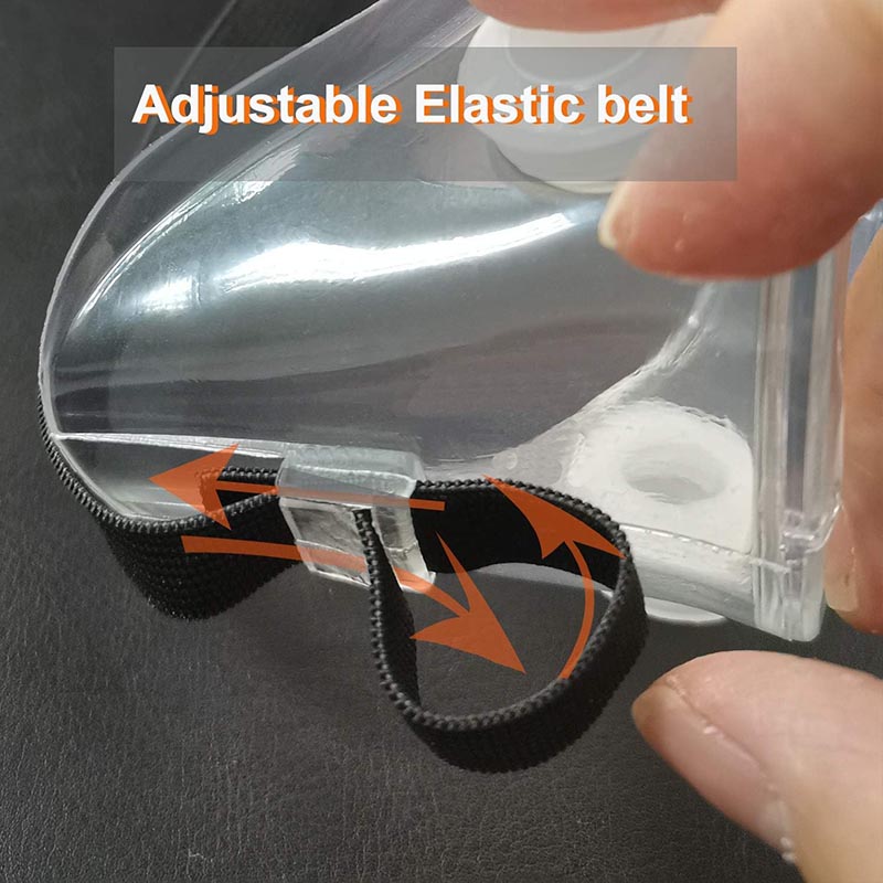 Anti-Fog Clear Lens Wide-Vision Adjustable Protective Safety Goggles Soft Lightweight Eyewear