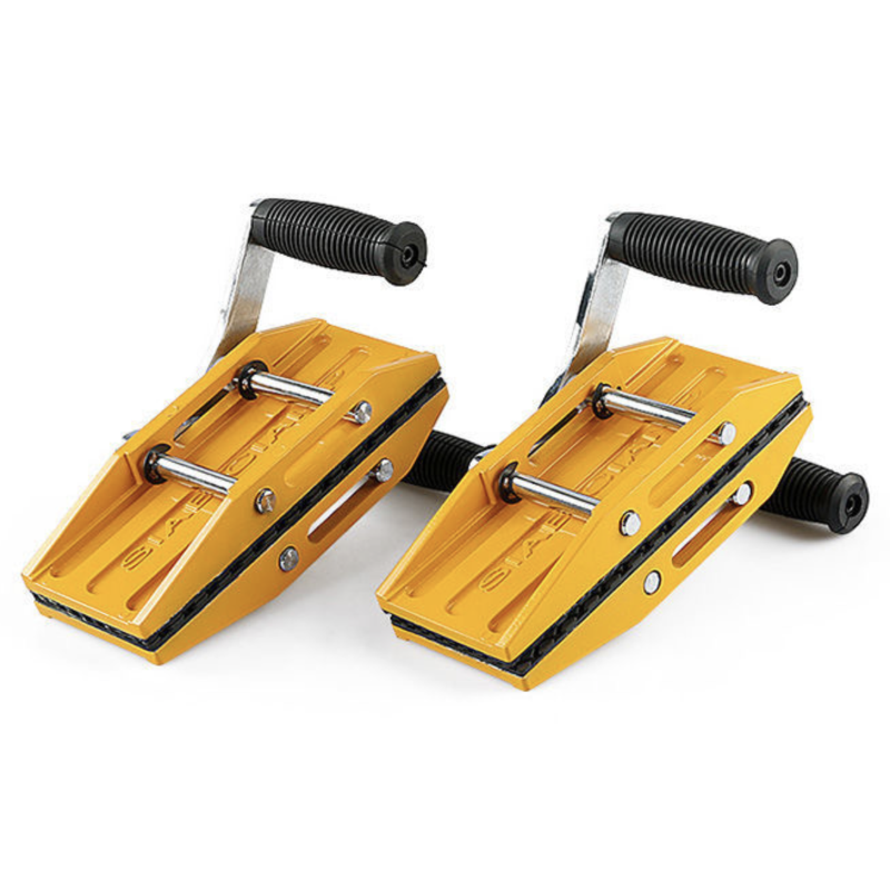 2PCS Panel Clamps for Granite Slab,Glass Panel,Double Handle, Comfortable to Use