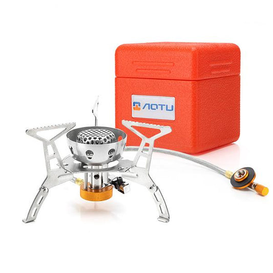 Camping Split Type Wind Stove (with Electronic Ignition)