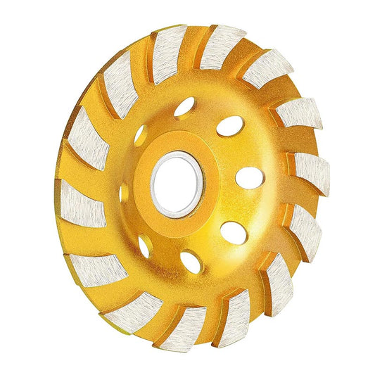 4/ 4.5/ 5 Inch Concrete Grinding Wheel Heavy Duty Turbo Row Diamond Cup Grinding Wheel Angle Grinder Disc