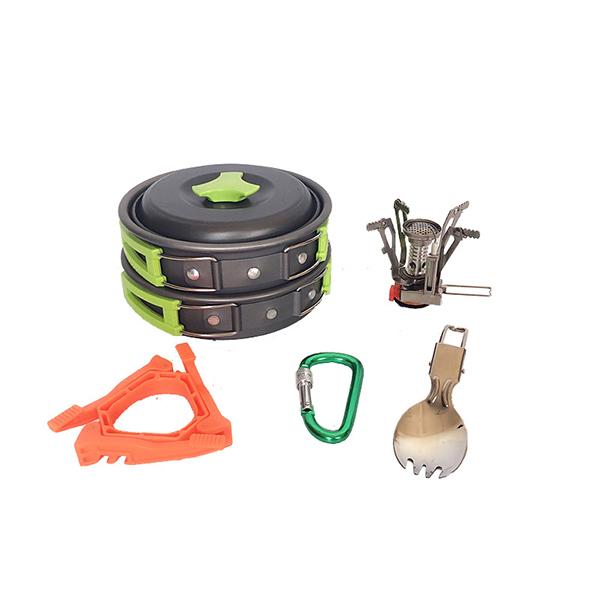 Outdoor Portable Camping Cooking Pot Set