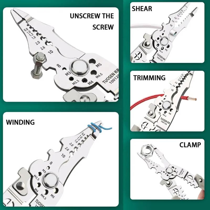 Multifunctional electrician's pliers Wire Stripping Pliers Multifunctional Electrician Special Wire Cable Pliers
