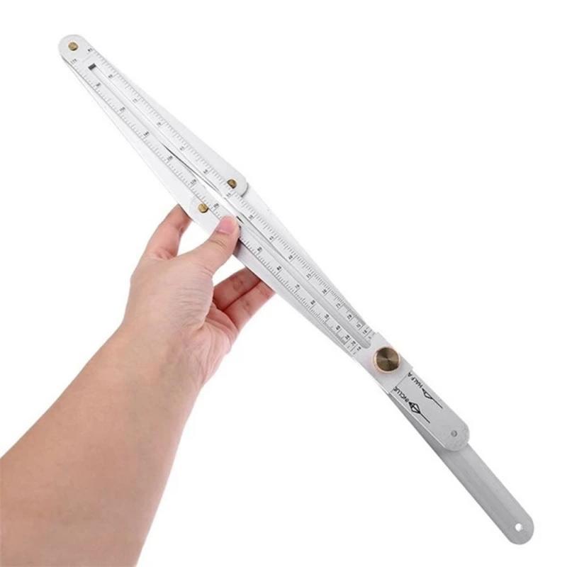 Multifunction Professional Folding Ruler Woodworking Model Angle Square