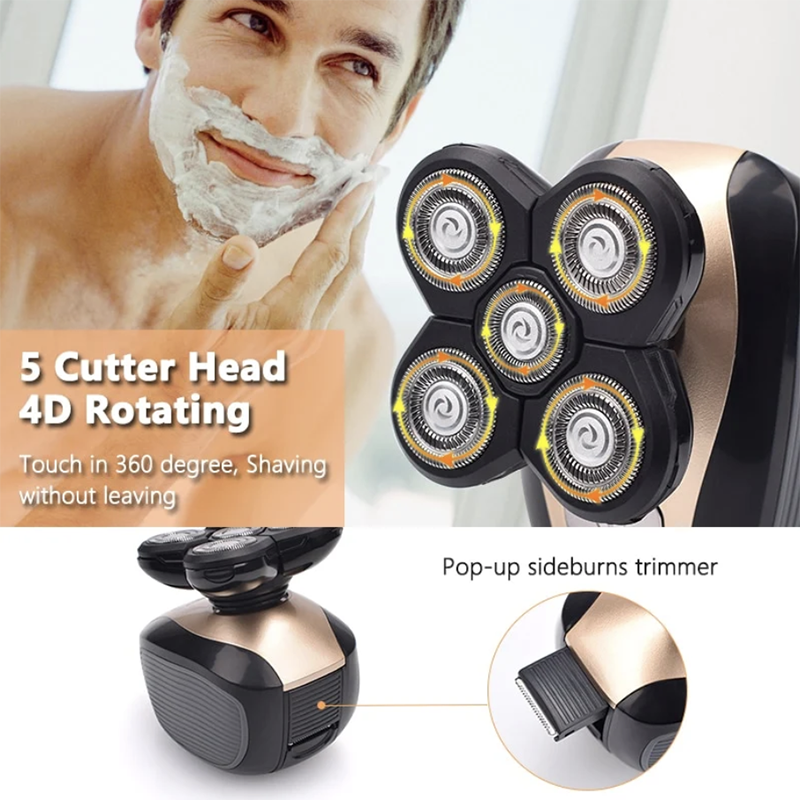 🔥Hot Sale- 49% OFF🔥 5 In 1 Multifunctional 4D Electric Shaver