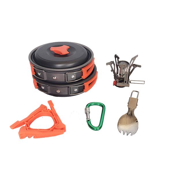 Outdoor Portable Camping Cooking Pot Set