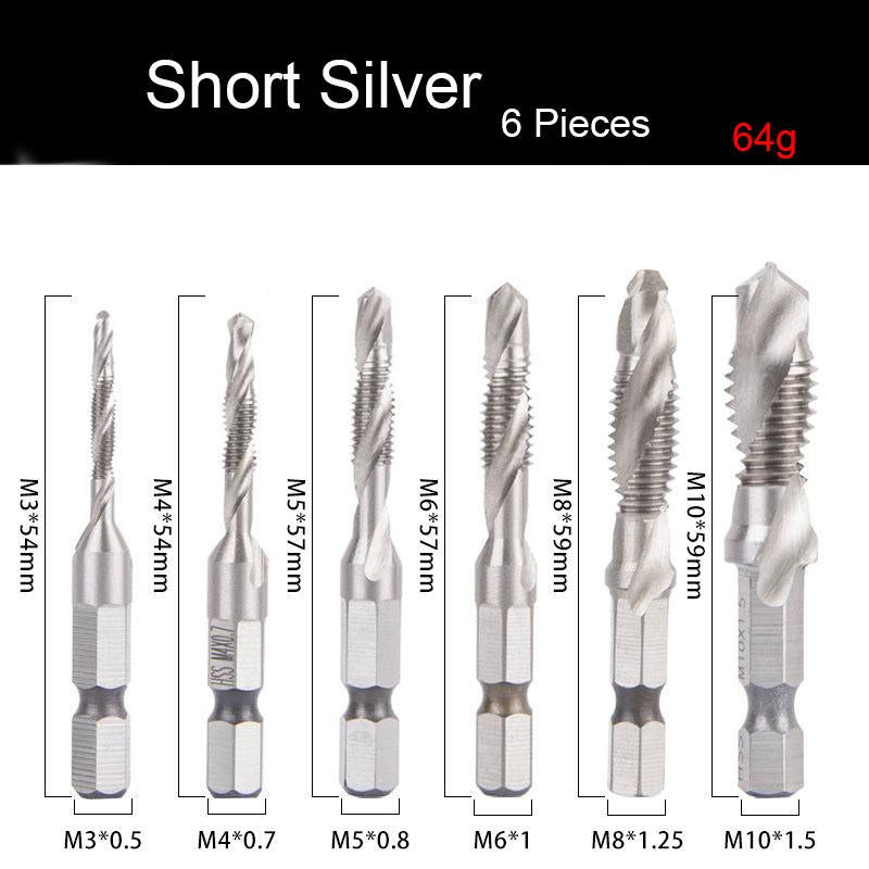 Screw Tap Drill Bits Woodworking Metric Combination Bit