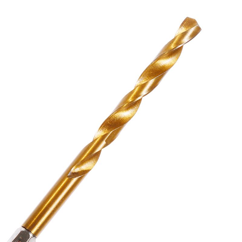 HSS High Speed Steel Titanium Coated Drill Bit Set